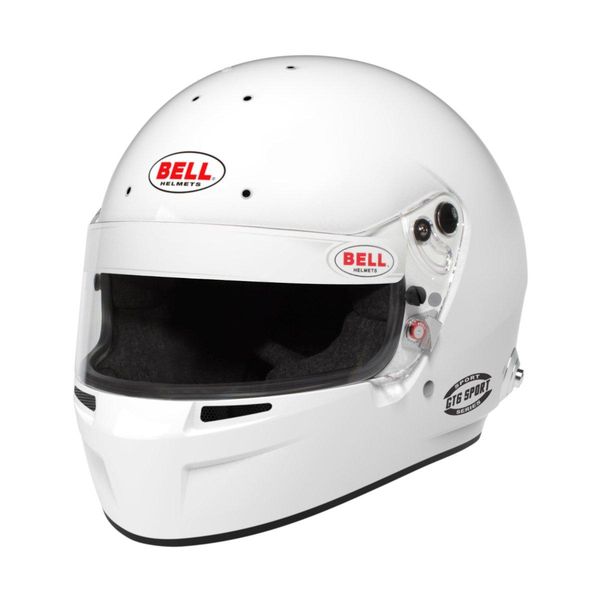 Hovedbilde BELL GT6 Sport, Helhjelm, hvit med Hans, BE145700-