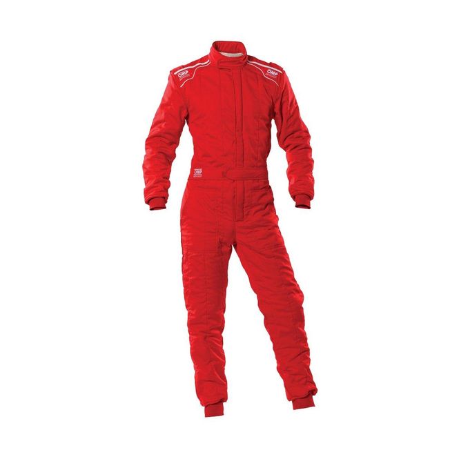 Hovedbilde OMP Sport kjøredress i rød. FIA, IA0-1847-C01-061-