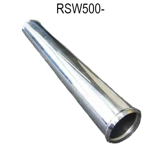 Hovedbilde Aluminiumsrør, 500mm langt, diameter fra 32mm til 76mm. RSW500-