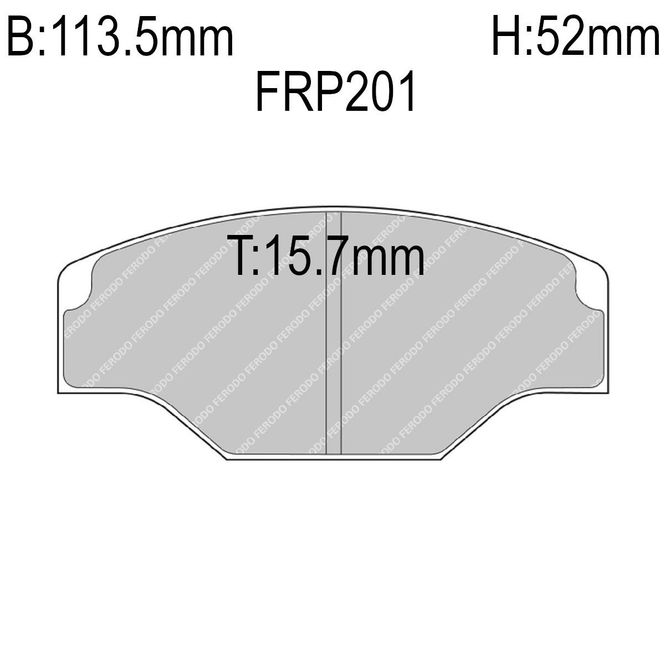 Hovedbilde Bremseklosser, Racing, AP/Alcon, Caterham. FRP201