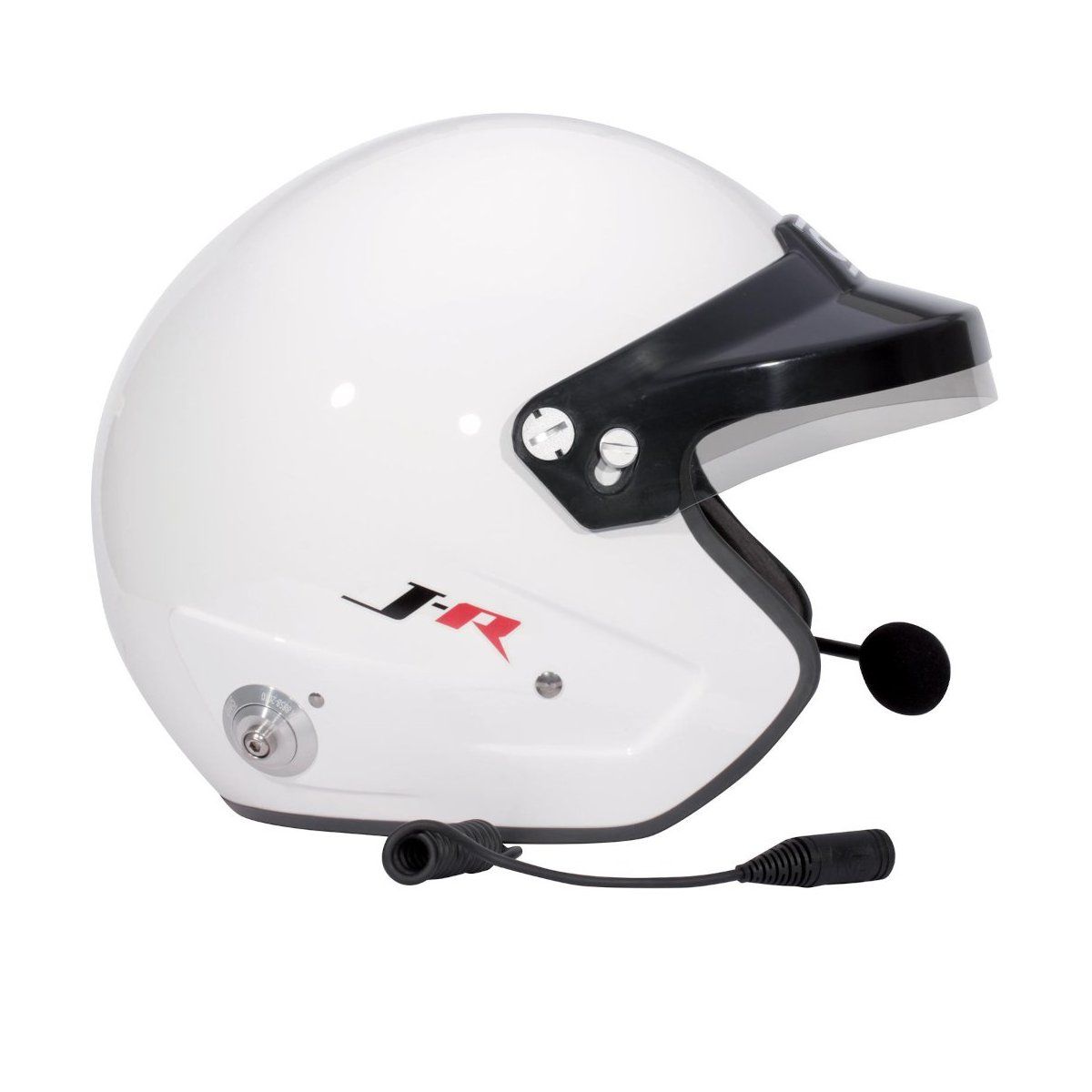 OMP J-Rally halvhjelm m/intercom, flate ht., OSC0-0801-A01-M