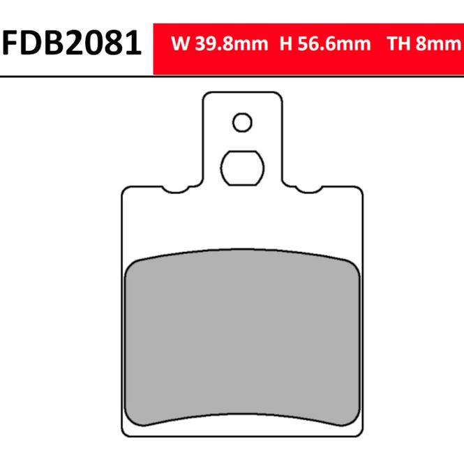 Hovedbilde Bremseklosser, FDB2081KS, Brembo, Grimeca