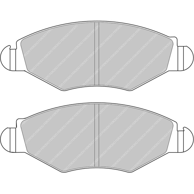 Bremseklosser, Citroen/Peugeot, front, Ferodo racing DS Performa