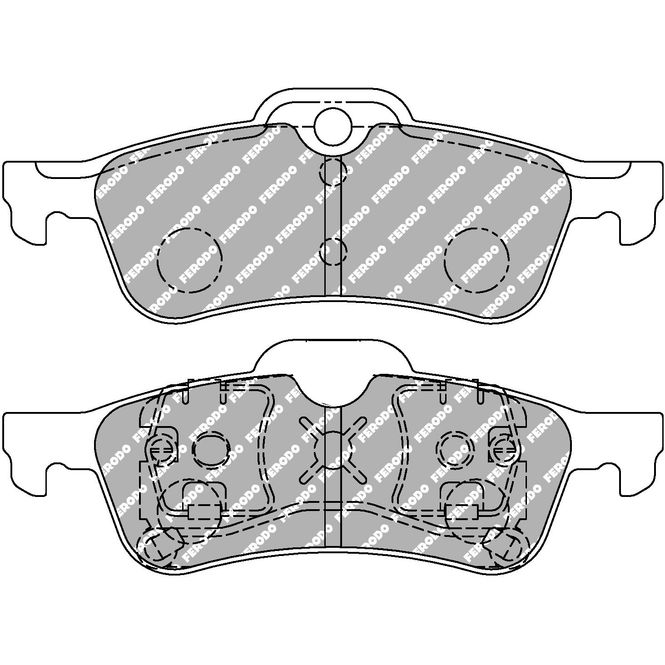 Hovedbilde Bremseklosser, BMW Mini, bak, Ferodo racing DS Performance