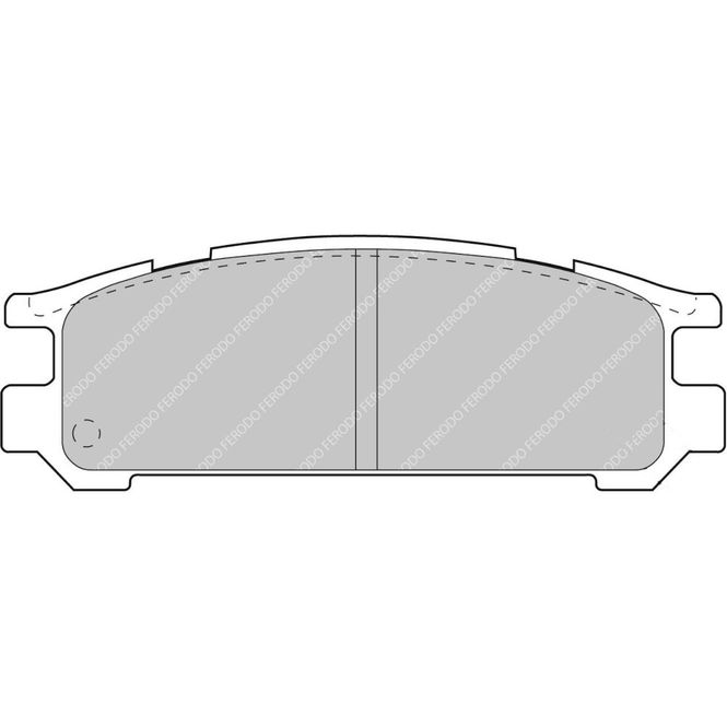 Hovedbilde Bremseklosser, Subaru, bak, 1989-2000, Ferodo racing DS Performa