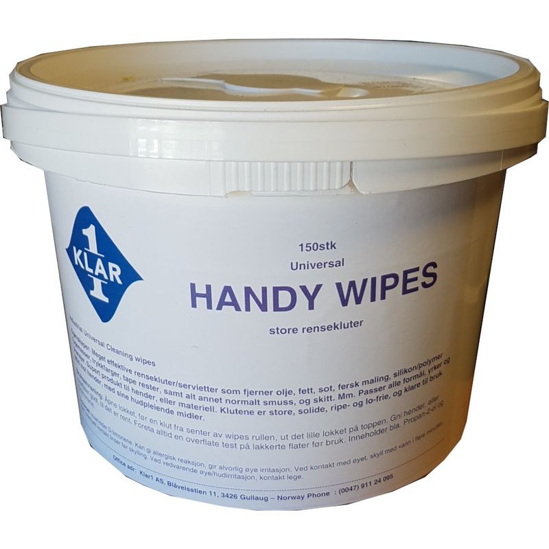 Universal Hand tørker servietter m/lanolin.