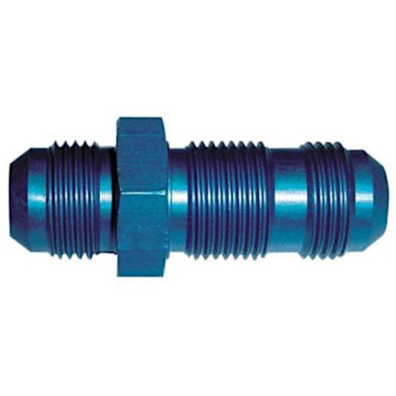 Goodridge fitting -3 UNF, gjennomføring, hann/hann, alu