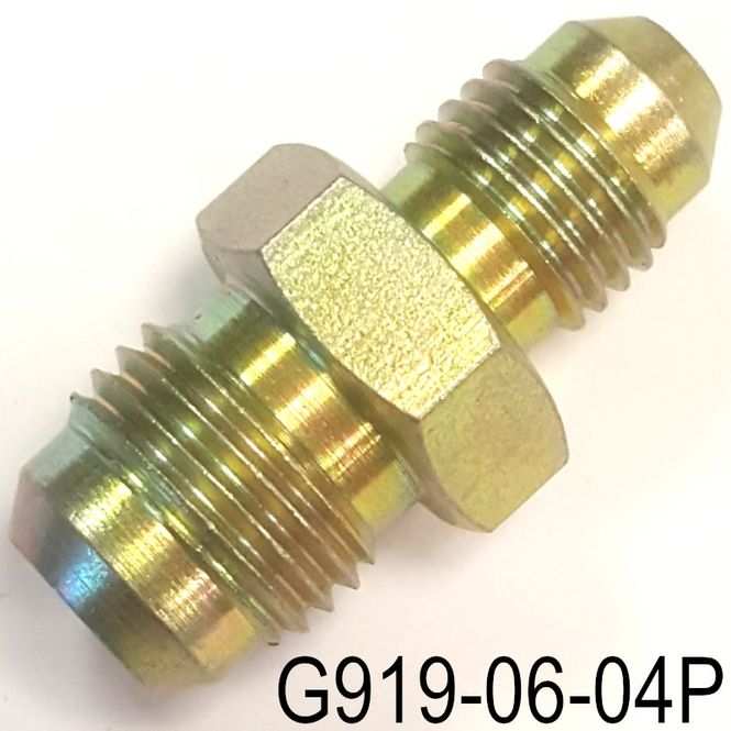 Hovedbilde Goodridge fitting -6 UNF, overgang, hann/hann til -4
