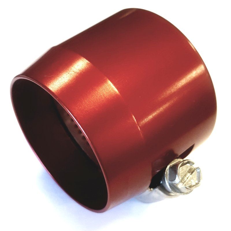 Goodridge fitting -24, slangeklemme, rød
