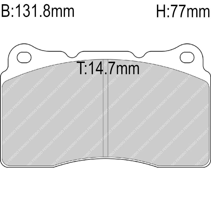 Bremseklosser, Subaru, Tesla, Brembo, FRP3067-
