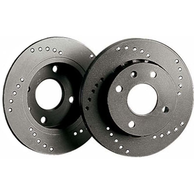 Hovedbilde Bremseskiver x 2, Black Diamond, VW Golf VR6/Corrado, B borr