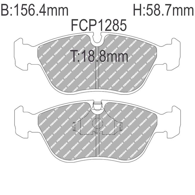 Hovedbilde Bremseklosser, Foran, Volvo 850, S70, V70, C70, 91-20. FCP1285-