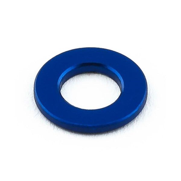 Hovedbilde Skive, Alu, til M4 bolt. Blå