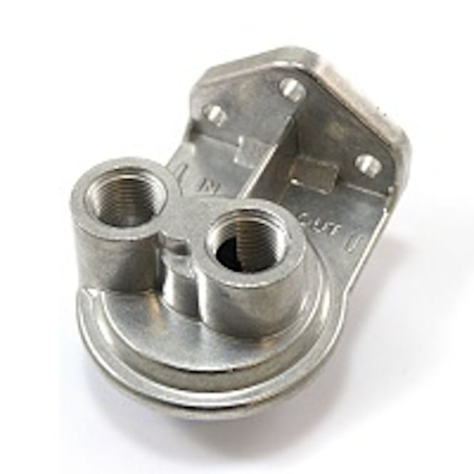Hovedbilde Oljefilterholder, 3/4 gjenger for oljefilter. 2x1/2NPT. MORFH4