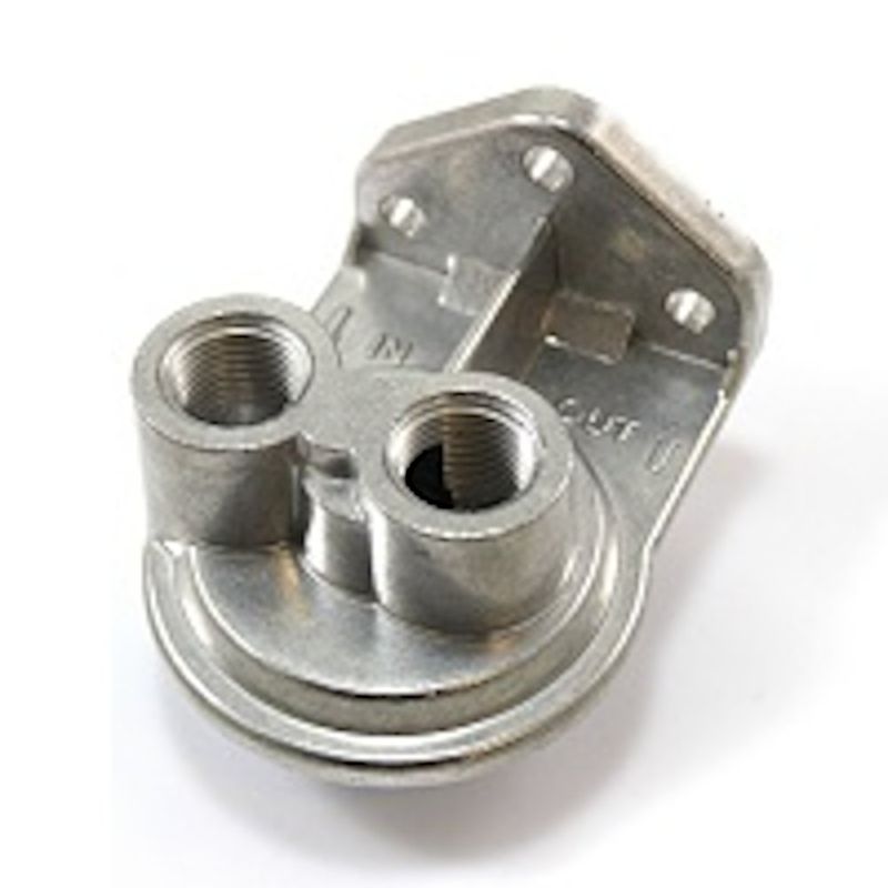 Oljefilterholder, 3/4 gjenger for oljefilter. 2x1/2NPT. MORFH4