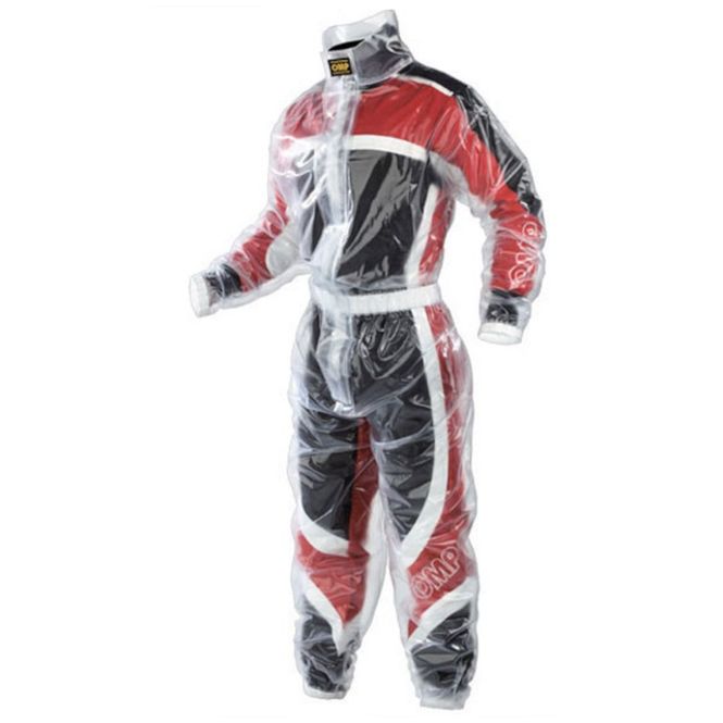 Hovedbilde Regndress, OMP, gjennomsiktig PVC, XXS
