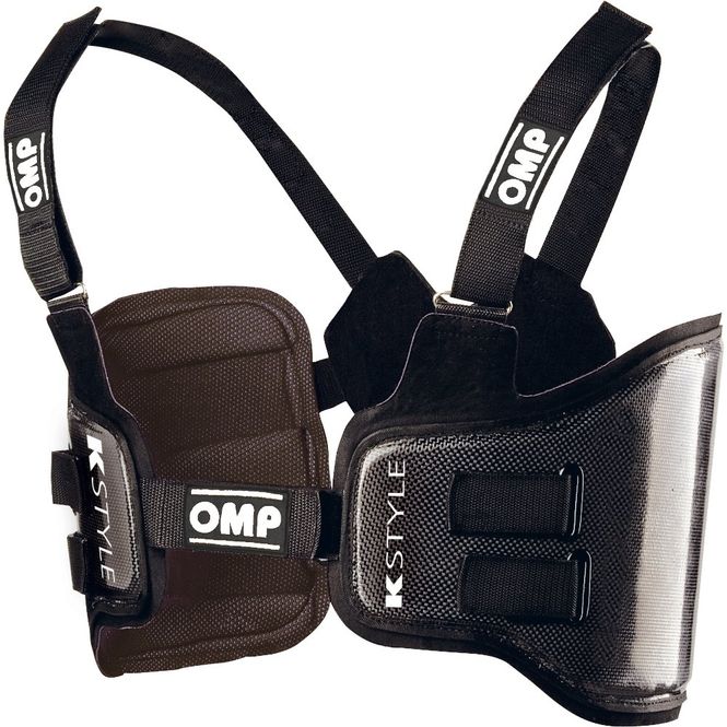 Hovedbilde Ribbeinsvest, OMP, carbon, svart