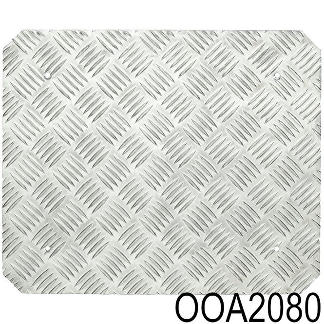 Hovedbilde Fothviler kartleser (sparkeplate), alu., OMP