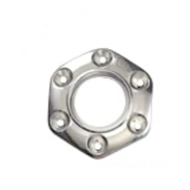 Hovedbilde Ratt senterring, 6-kant, matt aluminium, OMP
