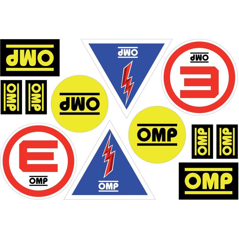 Dekalsett m/div merker (2 x E + 2 x strømbryter ), OX00-846