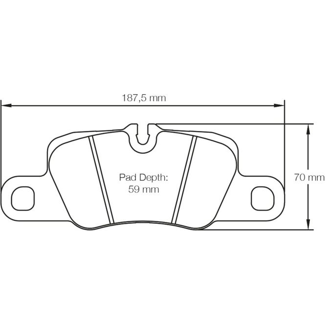 Hovedbilde Bremseklosser, Porsche 991, 992, bak, 4909