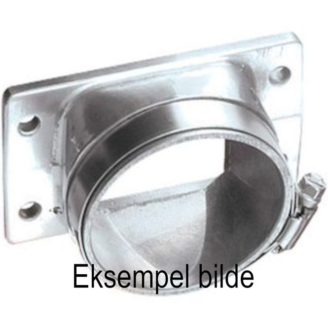 Hovedbilde Adapter, alu. 4-kant - 68mm rund