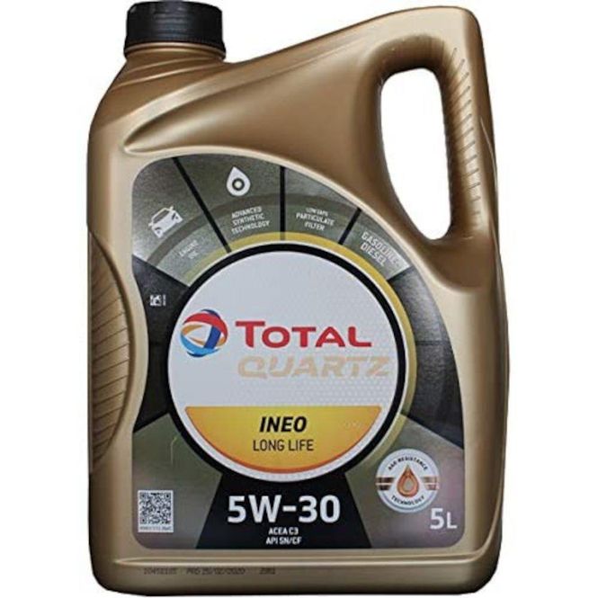 Hovedbilde Total motorolje, Quartz Ineo LL, 5W30, 5 liter