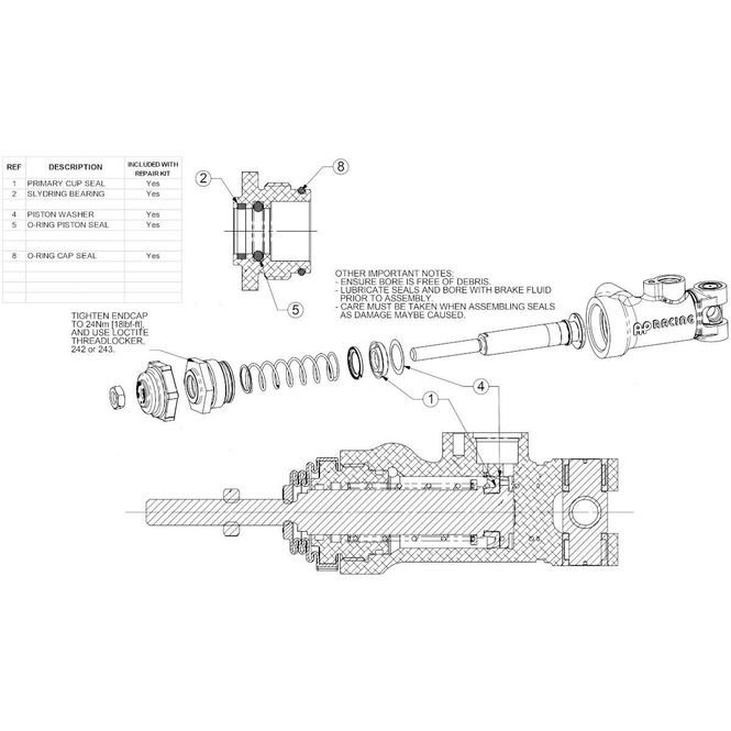 Hovedbilde Rep.sett AP CP6465-188 pumpe, CP6465-188RK