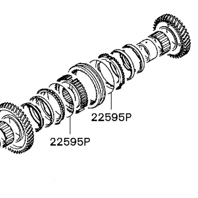 Hovedbilde Fjær, gearkasse, Evo 4-9