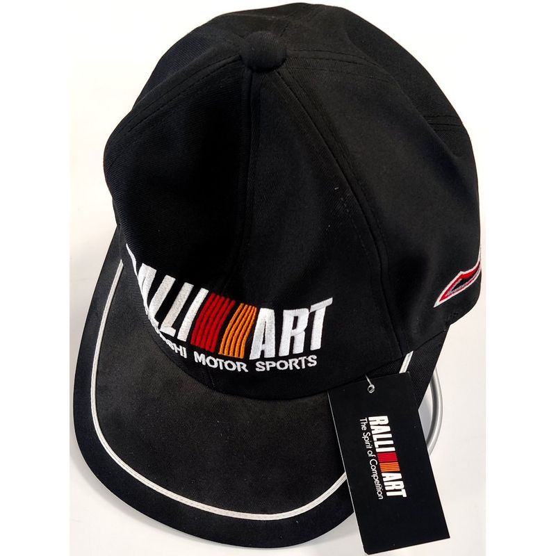 Caps, Ralliart, svart, str. 56mm - 60cm. RAY21040B
