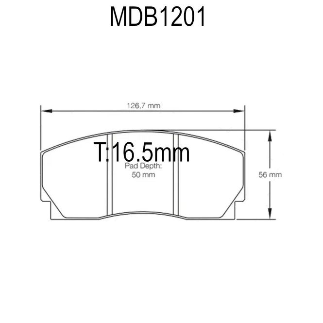 Hovedbilde Bremseklosser, Mintex, Racing, FRP203, Mintex 1144
