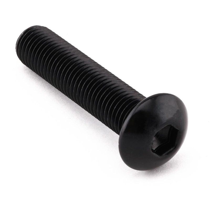 Bolt, Alu, M10 ( 1,25mm)x45mm, Dome Head. umbraco, Svart