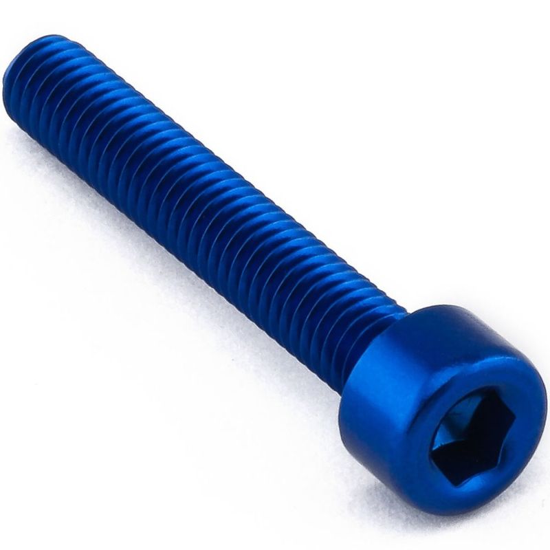 Bolt, Alu, M5x30mm, std. umbraco, Blå