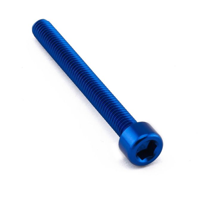 Hovedbilde Bolt, Alu, M6x55mm, std. umbraco, Blå