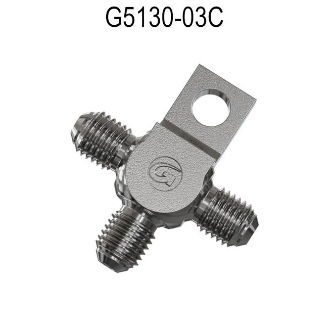 Hovedbilde T-kryss m/oppheng, rustfritt, 3/8 unf alle veier, G5130-03C