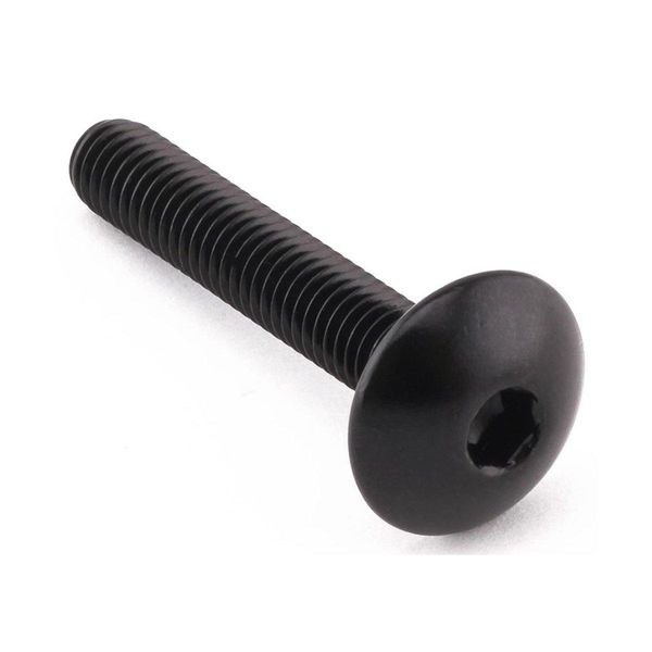 Hovedbilde Bolt, Alu, M6x35mm, Dome Head. umbraco, Svart. LFB635BK