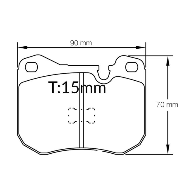 Hovedbilde Pagid Bremseklosser, M1, 365, Countach. PA4703-RSH42