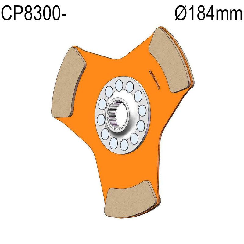 Clutchplate, Cerametallic, 0.92''x 21-7.11, CP8300-A029
