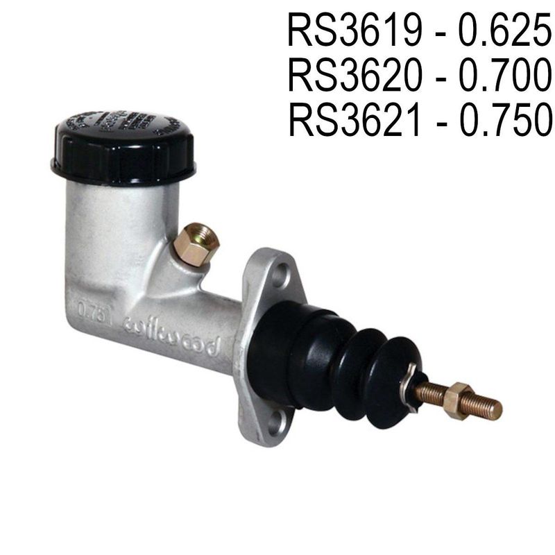 Masterpumper med integrert beholder, 625-750. Wilwood, RS3619-