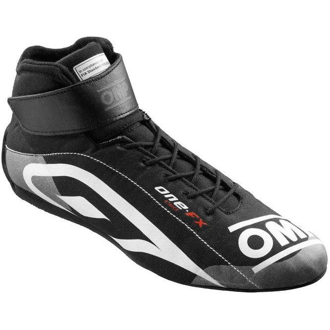 Hovedbilde OMP One Evo FX ultra lette sko i svart, Str. 37 til 48
