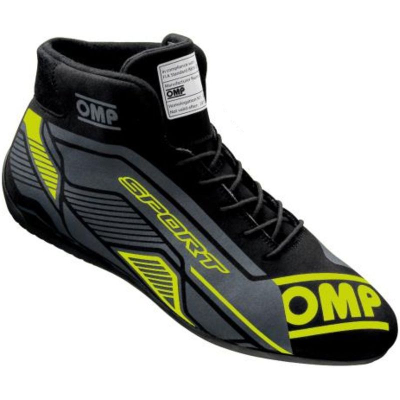 OMP Sport kjøresko i flere farger. 36 - 47. FIA 8856-2018, OIC0-0829-A01-