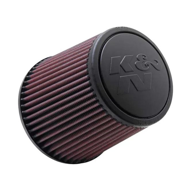 Hovedbilde K&N luftfilter, 76mm, 3''flens, 152mm høyt, RE-0930